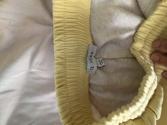 Rae Dunn Yellow Sunny Vibes Sweatshirt and Shorts Lounge Set - Picture 10 of 11